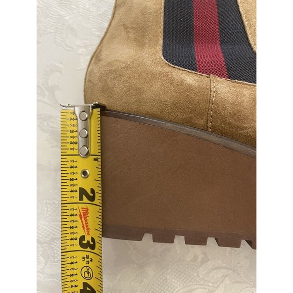 Cecilia New York Gemma Size 10 Slip On Low Wedge Boot Nutella Bootie - Picture 11 of 11